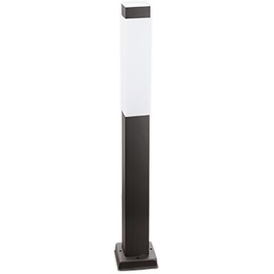 BES LED LED Tuinverlichting - Staande Buitenlamp - Prixa Havini - RVS - Mat Zwart - E27 Fitting - Vierkant - 65cm BES LED LED Tuinverlichting - Staande Buitenlamp - Prixa Havini - RVS - Mat Zwart - E27 Fitting - Vierkant - 65cm