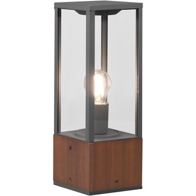 BES LED LED Tuinverlichting - Staande Buitenlamp - Trion Garinola - E27 Fitting - Rechthoek - Houtkleur - Natuur Hout BES LED LED Tuinverlichting - Staande Buitenlamp - Trion Garinola - E27 Fitting - Rechthoek - Houtkleur - Natuur Hout