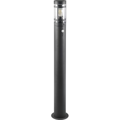 BES LED LED Tuinverlichting - Staande Buitenlamp - Trion Paulo XL - E27 Fitting - Bewegingssensor - Rond - Antraciet - Metaal BES LED LED Tuinverlichting - Staande Buitenlamp - Trion Paulo XL - E27 Fitting - Bewegingssensor - Rond - Antraciet - Metaal