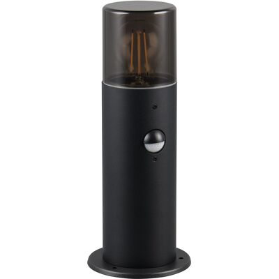 BES LED LED Tuinverlichting - Staande Buitenlamp - Trion Sicho - E27 Fitting - Bewegingssensor - Rond - Mat Zwart - Aluminium BES LED LED Tuinverlichting - Staande Buitenlamp - Trion Sicho - E27 Fitting - Bewegingssensor - Rond - Mat Zwart - Aluminium
