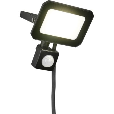 BES LED LED Tuinverlichting - Trion Noven - Wandlamp Buitenlamp - 1 Lichtpunt van 20 Watt - Natuurlijk Wit 4000K - Bewegingssensor - Kantelbaar - IP44 - Mat Zwart - Aluminium BES LED LED Tuinverlichting - Trion Noven - Wandlamp Buitenlamp - 1 Lichtpunt van 20 Watt - Natuurlijk Wit 4000K - Bewegingssensor - Kantelbaar - IP44 - Mat Zwart - Aluminium