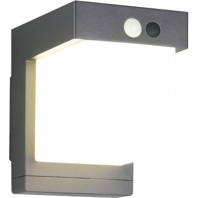 BES LED LED Tuinverlichting - Trion Voss - Wandlamp Buitenlamp - 1 Lichtpunt van 5.5 Watt - Natuurlijk Wit 4000K - Schemeringsensor - Bewegingssensor - IP44 - Mat Zwart - Kunststof BES LED LED Tuinverlichting - Trion Voss - Wandlamp Buitenlamp - 1 Lichtpunt van 5.5 Watt - Natuurlijk Wit 4000K - Schemeringsensor - Bewegingssensor - IP44 - Mat Zwart - Kunststof