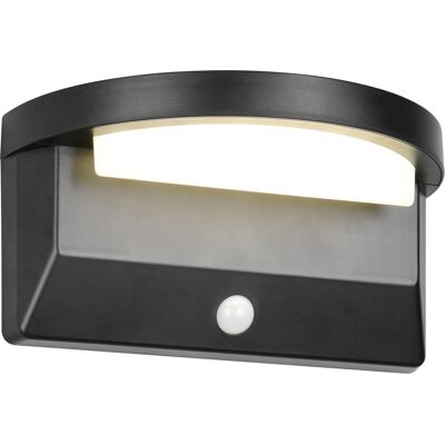 BES LED LED Tuinverlichting - Trion Zana - Wandlamp Buitenlamp - 1 Lichtpunt van 8 Watt - Natuurlijk Wit 4000K - Schemeringsensor - Bewegingssensor - IP44 - Mat Zwart - Kunststof BES LED LED Tuinverlichting - Trion Zana - Wandlamp Buitenlamp - 1 Lichtpunt van 8 Watt - Natuurlijk Wit 4000K - Schemeringsensor - Bewegingssensor - IP44 - Mat Zwart - Kunststof