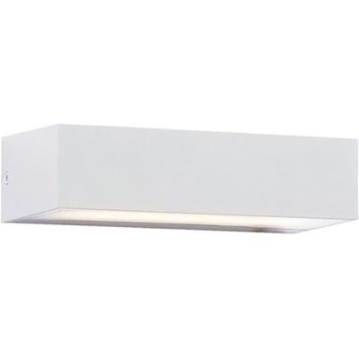 BES LED LED Tuinverlichting - Tuinlamp - Andina - Wand - 9W - Natuurlijk Wit 4200K - Mat Wit - Kunststof BES LED LED Tuinverlichting - Tuinlamp - Andina - Wand - 9W - Natuurlijk Wit 4200K - Mat Wit - Kunststof