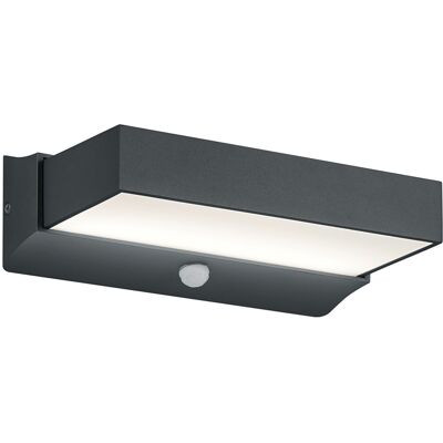 BES LED LED Tuinverlichting met Bewegingssensor - Wandlamp Buitenlamp - Trion Cuary Up and Down - 11W - Warm Wit 3000K - Waterdicht IP65 - Mat Antraciet - Aluminium BES LED LED Tuinverlichting met Bewegingssensor - Wandlamp Buitenlamp - Trion Cuary Up and Down - 11W - Warm Wit 3000K - Waterdicht IP65 - Mat Antraciet - Aluminium