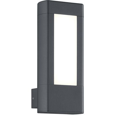 BES LED LED Tuinverlichting - Tuinlamp - Trion Rhinon - Wand - 9W - Warm Wit 3000K - Mat Antraciet - Aluminium BES LED LED Tuinverlichting - Tuinlamp - Trion Rhinon - Wand - 9W - Warm Wit 3000K - Mat Antraciet - Aluminium
