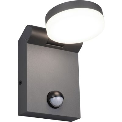 BES LED LED Tuinverlichting - Wandlamp Buitenlamp - Trion Nuri - 7.5W - Aanpasbare Kleur - Spatwaterdicht IP44 - Mat Antraciet - Bewegingssensor - Aluminium BES LED LED Tuinverlichting - Wandlamp Buitenlamp - Trion Nuri - 7.5W - Aanpasbare Kleur - Spatwaterdicht IP44 - Mat Antraciet - Bewegingssensor - Aluminium