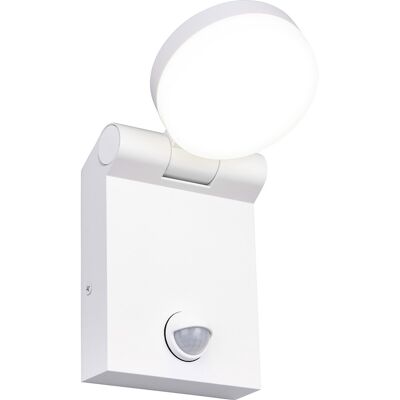 BES LED LED Tuinverlichting - Wandlamp Buitenlamp - Trion Nuri - 7.5W - Aanpasbare Kleur - Spatwaterdicht IP44 - Mat Wit - Bewegingssensor - Aluminium BES LED LED Tuinverlichting - Wandlamp Buitenlamp - Trion Nuri - 7.5W - Aanpasbare Kleur - Spatwaterdicht IP44 - Mat Wit - Bewegingssensor - Aluminium