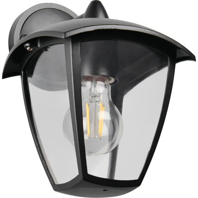 BES LED LED Tuinverlichting - Wandlamp Buitenlamp - Trion Tena - E27 Fitting - IP44 - Mat Zwart - Aluminium BES LED LED Tuinverlichting - Wandlamp Buitenlamp - Trion Tena - E27 Fitting - IP44 - Mat Zwart - Aluminium