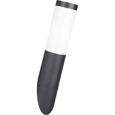 BES LED LED Tuinverlichting - Wandlamp Buitenlamp - Trion Toto - E27 Fitting - Spatwaterdicht IP44 - Mat Zwart - RVS BES LED LED Tuinverlichting - Wandlamp Buitenlamp - Trion Toto - E27 Fitting - Spatwaterdicht IP44 - Mat Zwart - RVS