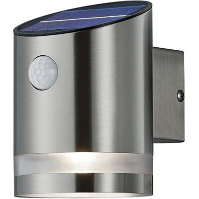 BES LED LED Tuinverlichting - Buitenlamp - Trion Salty - Wand - 3W - Warm Wit 3000K - Rond - Mat Nikkel - RVS BES LED LED Tuinverlichting - Buitenlamp - Trion Salty - Wand - 3W - Warm Wit 3000K - Rond - Mat Nikkel - RVS