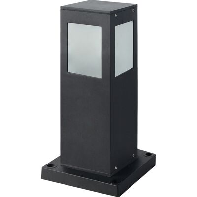 BES LED Staande Buitenlamp - Sokkellamp - Kavy 1 - E27 Fitting - Vierkant - Zwart BES LED Staande Buitenlamp - Sokkellamp - Kavy 1 - E27 Fitting - Vierkant - Zwart