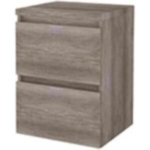 Basic Line Basic-Line Start 46 Badkamermeubelset - 50 x 46 cm - Greeploos - 2 Lades - Wastafelblad - Scotch Oak Basic Line Basic-Line Start 46 Badkamermeubelset - 50 x 46 cm - Greeploos - 2 Lades - Wastafelblad - Scotch Oak