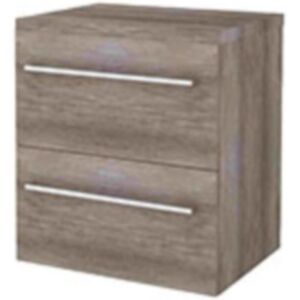 Basic Line Basic-Line Start 46 Badkamermeubelset - 60 x 46 cm - Met Grepen - 2 Lades - Wastafelblad - Scotch Oak Basic Line Basic-Line Start 46 Badkamermeubelset - 60 x 46 cm - Met Grepen - 2 Lades - Wastafelblad - Scotch Oak