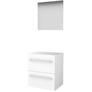 Basic Line Basic-Line Ultimate 46 Badkamermeubelset - 60 x 46 cm - Met Grepen - 2 Lades - Wastafelblad - Ice White Basic Line Basic-Line Ultimate 46 Badkamermeubelset - 60 x 46 cm - Met Grepen - 2 Lades - Wastafelblad - Ice White