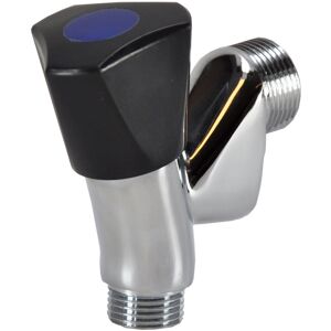 Riko Beluchterkraan Kiwa 1/2" met knop - Zwart Riko Beluchterkraan Kiwa 1/2" met knop - Zwart