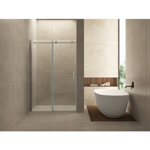 Wiesbaden Slide Nis Schuifdeur - 1400x2000x8mm - NANO - Helder Glas/Chroom Wiesbaden Slide Nis Schuifdeur - 1400x2000x8mm - NANO - Helder Glas/Chroom