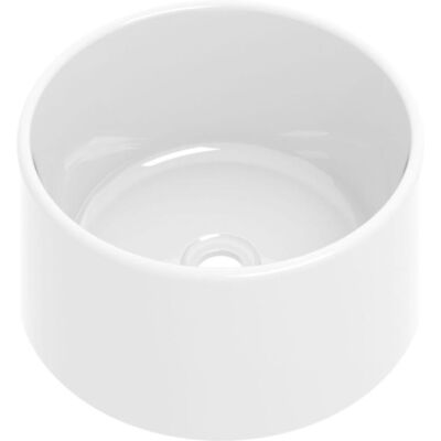 Basic Line Opbouw Waskom - 39x39x15 cm - Rond - Porselein - Glans Wit Basic Line Opbouw Waskom - 39x39x15 cm - Rond - Porselein - Glans Wit