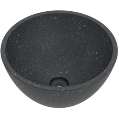 Basic Line Opbouw Waskom - 40x40x14 cm - Rond - Hardsteen Basic Line Opbouw Waskom - 40x40x14 cm - Rond - Hardsteen