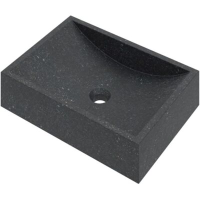 Basic Line Opbouw Waskom - 50x35x12 cm - Rechthoek - Hardsteen Basic Line Opbouw Waskom - 50x35x12 cm - Rechthoek - Hardsteen