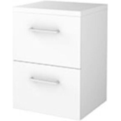 Basic Line Basic-Line Start 46 Badkamermeubelset - 50 x 46 cm - Met Grepen - 2 Lades - Wastafelblad - Ice White Basic Line Basic-Line Start 46 Badkamermeubelset - 50 x 46 cm - Met Grepen - 2 Lades - Wastafelblad - Ice White