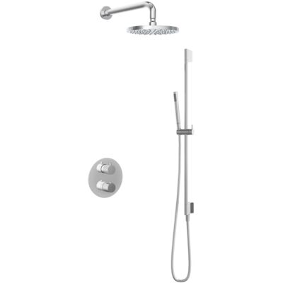 Hotbath Buddy - Inbouw Regendoucheset - Thermostatisch - Wandarm 35 cm - Hoofddouche 200 mm - Staafhanddouche - Glijstang 900 mm - met 2-Weg Stop-Omstel - Waterbesparend - V01 Hotbath Buddy - Inbouw Regendoucheset - Thermostatisch - Wandarm 35 cm - Hoofddouche 200 mm - Staafhanddouche - Glijstang 900 mm - met 2-Weg Stop-Omstel - Waterbesparend - V01