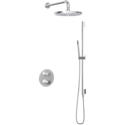 Hotbath Buddy - Inbouw Regendoucheset - Thermostatisch - Wandarm 35 cm - Hoofddouche 300 mm - Staafhanddouche - Glijstang 900 mm - met 2-Weg Stop-Omstel - Waterbesparend - V01 Hotbath Buddy - Inbouw Regendoucheset - Thermostatisch - Wandarm 35 cm - Hoofddouche 300 mm - Staafhanddouche - Glijstang 900 mm - met 2-Weg Stop-Omstel - Waterbesparend - V01