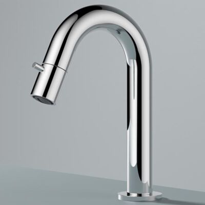 Hotbath Cobber Fonteinkraan - Opbouw - Uitvoering CR - Chroom - Messing - 193 mm - Waterbesparend Hotbath Cobber Fonteinkraan - Opbouw - Uitvoering CR - Chroom - Messing - 193 mm - Waterbesparend