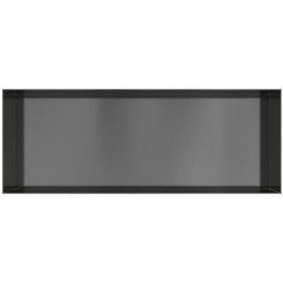 Hotbath &More Inbouwnis - 30 x 80 x 126 cm - Frameless - Geborsteld Gunmetal PVD Hotbath &More Inbouwnis - 30 x 80 x 126 cm - Frameless - Geborsteld Gunmetal PVD