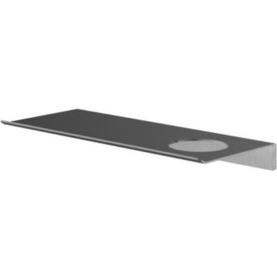 Hotbath &More Shelves - Planchet 30 Cm - Inclusief Bevestigingsrails - Met 1 Uitsparing - Voor Zeepdispenser of Beker - Geborsteld Gunmetal PVD Hotbath &More Shelves - Planchet 30 Cm - Inclusief Bevestigingsrails - Met 1 Uitsparing - Voor Zeepdispenser of Beker - Geborsteld Gunmetal PVD