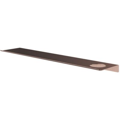 Hotbath &More Shelves - Planchet 60 Cm - Inclusief Bevestigingsrails - Met 1 Uitsparing - Voor Zeepdispenser of Beker - Geborsteld Koper PVD Hotbath &More Shelves - Planchet 60 Cm - Inclusief Bevestigingsrails - Met 1 Uitsparing - Voor Zeepdispenser of Beker - Geborsteld Koper PVD