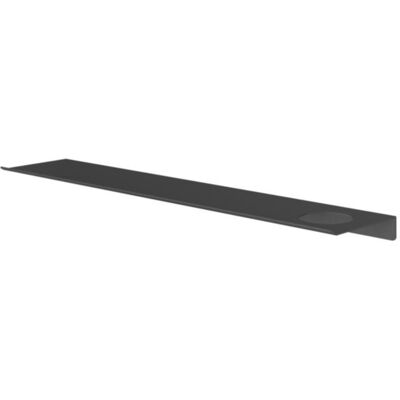Hotbath &More Shelves - Planchet 60 Cm - Inclusief Bevestigingsrails - Met 1 Uitsparing - Voor Zeepdispenser of Beker - Geborsteld Zwart Hotbath &More Shelves - Planchet 60 Cm - Inclusief Bevestigingsrails - Met 1 Uitsparing - Voor Zeepdispenser of Beker - Geborsteld Zwart