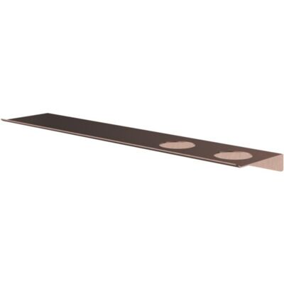 Hotbath &More Shelves - Planchet 60 Cm - Inclusief Bevestigingsrails - Met 2 Uitsparingen - Voor Zeepdispenser of Beker - Geborsteld Messing PVD Hotbath &More Shelves - Planchet 60 Cm - Inclusief Bevestigingsrails - Met 2 Uitsparingen - Voor Zeepdispenser of Beker - Geborsteld Messing PVD