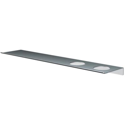 Hotbath &More Shelves - Planchet 60 Cm - Inclusief Bevestigingsrails - Met 2 Uitsparingen - Voor Zeepdispenser of Beker - RVS 316 Hotbath &More Shelves - Planchet 60 Cm - Inclusief Bevestigingsrails - Met 2 Uitsparingen - Voor Zeepdispenser of Beker - RVS 316
