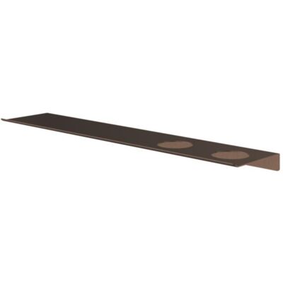 Hotbath &More Shelves - Planchet 60 Cm - Inclusief Bevestigingsrails - Met 2 Uitsparingen - Voor Zeepdispenser of Beker - Tuscan Bronze Hotbath &More Shelves - Planchet 60 Cm - Inclusief Bevestigingsrails - Met 2 Uitsparingen - Voor Zeepdispenser of Beker - Tuscan Bronze