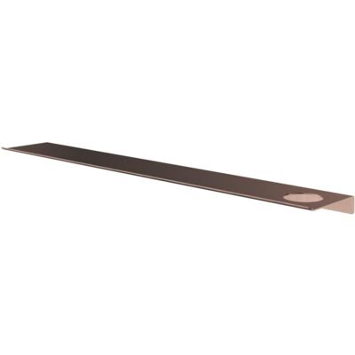 Hotbath &More Shelves - Planchet 80 Cm - Inclusief Bevestigingsrails - Met 1 Uitsparing - Voor Zeepdispenser of Beker - Geborsteld Koper PVD Hotbath &More Shelves - Planchet 80 Cm - Inclusief Bevestigingsrails - Met 1 Uitsparing - Voor Zeepdispenser of Beker - Geborsteld Koper PVD