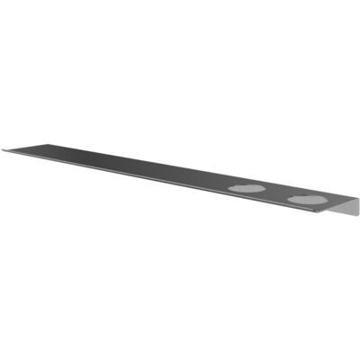 Hotbath &More Shelves - Planchet 80 Cm - Inclusief Bevestigingsrails - Met 2 Uitsparingen - Voor Zeepdispenser of Beker - Geborsteld Gunmetal PVD Hotbath &More Shelves - Planchet 80 Cm - Inclusief Bevestigingsrails - Met 2 Uitsparingen - Voor Zeepdispenser of Beker - Geborsteld Gunmetal PVD
