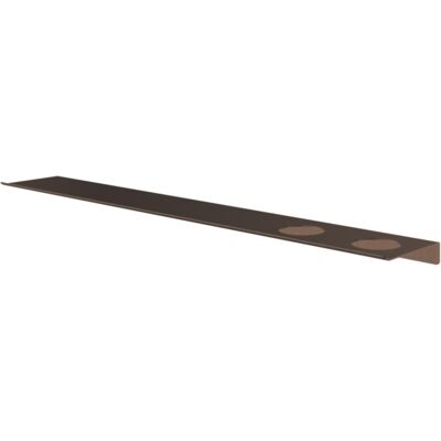 Hotbath &More Shelves - Planchet 80 Cm - Inclusief Bevestigingsrails - Met 2 Uitsparingen - Voor Zeepdispenser of Beker - Tuscan Bronze Hotbath &More Shelves - Planchet 80 Cm - Inclusief Bevestigingsrails - Met 2 Uitsparingen - Voor Zeepdispenser of Beker - Tuscan Bronze