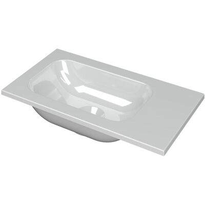 INK - Fontein Polystone Zonder Kraangat Universeel - 400x220x10 mm - Glans Wit INK - Fontein Polystone Zonder Kraangat Universeel - 400x220x10 mm - Glans Wit