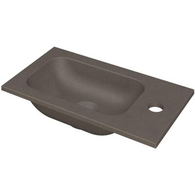 INK - Fontein Quartz met Kraangat Universeel - 400x220x10 mm - Quartz Beton INK - Fontein Quartz met Kraangat Universeel - 400x220x10 mm - Quartz Beton