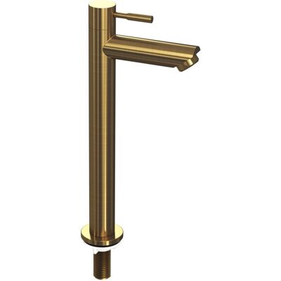 INK - Fonteinkraan Koudwater Staand Hoog Model - Br. Goud Mat INK - Fonteinkraan Koudwater Staand Hoog Model - Br. Goud Mat