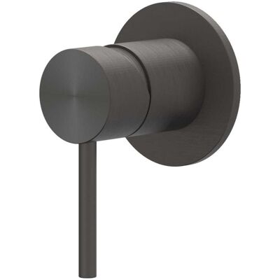 IVY Concord Inbouw Douchemengkraan Eenhendel - RVS 316 Geborsteld Carbon Black PVD IVY Concord Inbouw Douchemengkraan Eenhendel - RVS 316 Geborsteld Carbon Black PVD