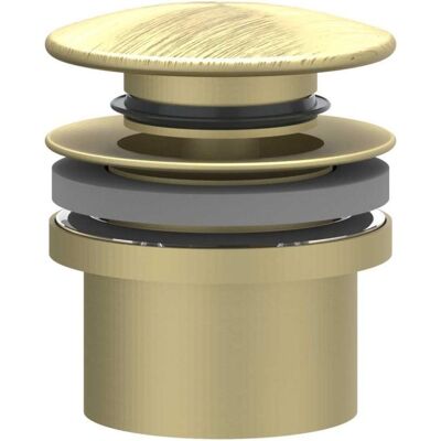 IVY Designplug Stop&Go - RVS 316 Geborsteld Mat Goud PVD IVY Designplug Stop&Go - RVS 316 Geborsteld Mat Goud PVD