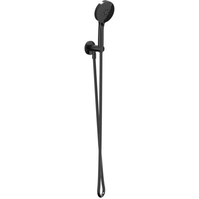 IVY Glijstangset met Handdouche Verstelbaar 3 Standen - Doucheslang 150 cm - Zwart Chroom PVD IVY Glijstangset met Handdouche Verstelbaar 3 Standen - Doucheslang 150 cm - Zwart Chroom PVD