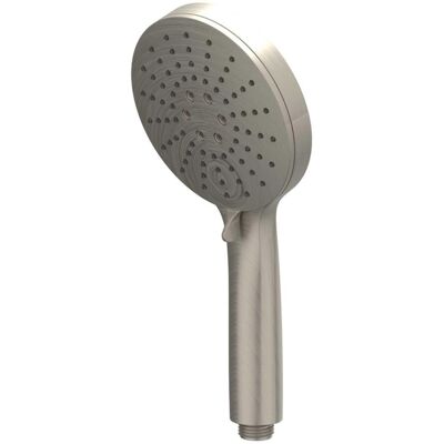 IVY Handdouche Verstelbaar 3 Standen met Antikalk Nozzels - ABS Kunststof - Geborsteld Nickel PVD IVY Handdouche Verstelbaar 3 Standen met Antikalk Nozzels - ABS Kunststof - Geborsteld Nickel PVD