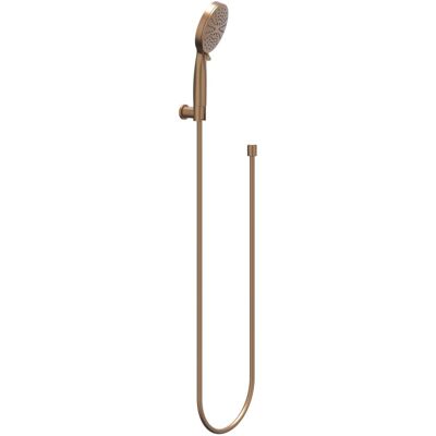 IVY Handdoucheset - 3-Standen Handdouche - Verstelbare Wandsteun - Doucheslang 120 cm - Geborsteld Mat Koper PVD IVY Handdoucheset - 3-Standen Handdouche - Verstelbare Wandsteun - Doucheslang 120 cm - Geborsteld Mat Koper PVD