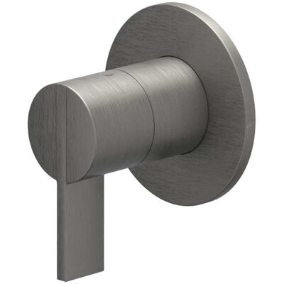 IVY Pact Afbouwdeel Inbouw 2-Weg Stop-Omstel - Geborsteld Metal Black PVD IVY Pact Afbouwdeel Inbouw 2-Weg Stop-Omstel - Geborsteld Metal Black PVD