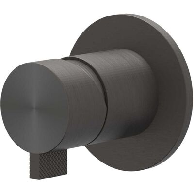 IVY Tribe Inbouw Douchemengkraan Eenhendel - RVS 316 Geborsteld Carbon Black PVD IVY Tribe Inbouw Douchemengkraan Eenhendel - RVS 316 Geborsteld Carbon Black PVD