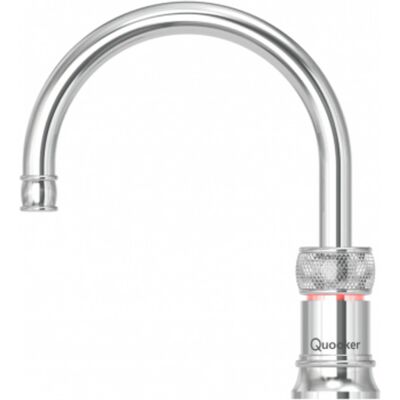 Quooker Classic Nordic Round Kokendwaterkraan Single Tap - Kindveilige Dubbeldruk - Chroom Quooker Classic Nordic Round Kokendwaterkraan Single Tap - Kindveilige Dubbeldruk - Chroom