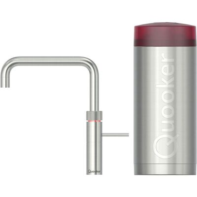 Quooker Fusion Square Keukenkraan Set - Kokend Warm- en Koud Water - RVS - Inclusief COMBI Reservoir Quooker Fusion Square Keukenkraan Set - Kokend Warm- en Koud Water - RVS - Inclusief COMBI Reservoir